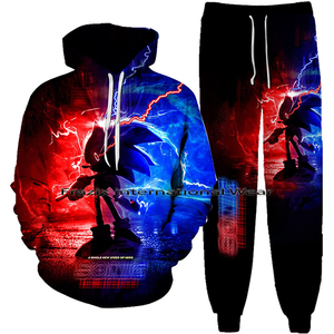 ชุดวิ่งสำหรับผู้ชาย,ชุดวอร์มสั่งตัดทำจากผ้าระเหิดสำหรับฤดูหนาว - Product Image 1