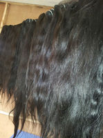 Extensions de cheveux naturels Hamson 100% vierges indiens Remy, ondulés, ondulations profondes, doux et brillants, double trame machine, 100g