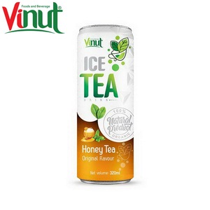 330ml No Sugar Add <b>Tinned</b> Fresh Customized Label Green Iced <b>Tea</b> Honey Original Taste Whole Fruit Nutrition OEM ODM Private Label - Product Image 1