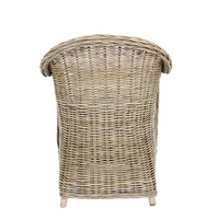 Ensemble de salon et de terrasse moderne en rotin naturel Kubu gris de Surabaya