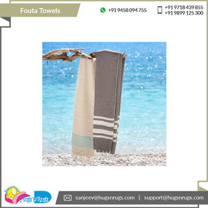 Factory Price Custom Brand 100% OEM Fouta <b>Beach</b> <b>Towels</b> New Design Striped Pattern Bulk Quantity Supply for <b>Sale</b> - Product Image 5