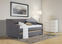 Sofá Cama Plegable Moderno Selina 2026 Modelo MWF de Tela Tapizada con Cama Nido, Desmontable y Ahorrador de Espacio