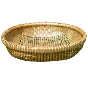 Cesta de bambú de diseño clásico meticuloso para múltiples funciones para decorar y secar algo en Vietnam 99GD - Product Image 1