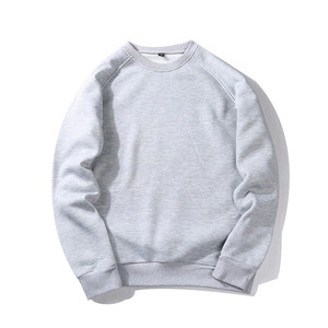 Sweat-shirts à col rond de haute qualité pour l'automne, 100% coton, broderie et impression de logo personnalisés, écologiques, parfaits pour les grandes tailles - Product Image 2