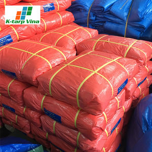 Feuilles de couverture de bâche en plastique PE légères de haute qualité étanches à l'humidité 40-80 GSM Anti-déchirure pour la coupe des exportations - Product Image 6