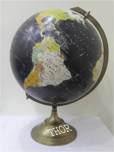 Clásico globo Premium calidad Oficina de Mundo en oro StandTable mapa del mundo - Product Image 5