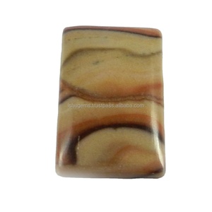 Jaspe Natural de 20x10mm, cabujones rectangulares pulidos, piedras para fabricación de joyas - Product Image 6