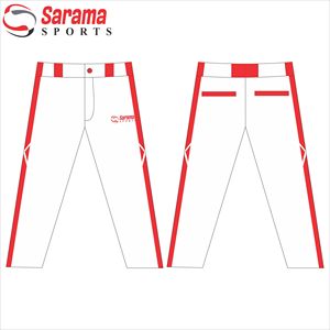 Pantalons de baseball pour hommes Pantalons de baseball de grande taille Pantalons de softball Vente en gros avec design personnalisé, logo et sublimation, - Product Image 1