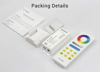 Sistema de Control remoto RGBW Mi light 2,4G RF Milight RGBW, atenuador inteligente LED FUT044A 15A, controlador para tira de luces Led
