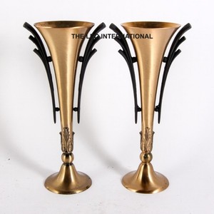 Jarrón Decorativo de Aluminio para Cocina, Sala de Estar, Dormitorio, Flores, Plantas, Oficina, Centro de Mesa para Comedor - Product Image 4