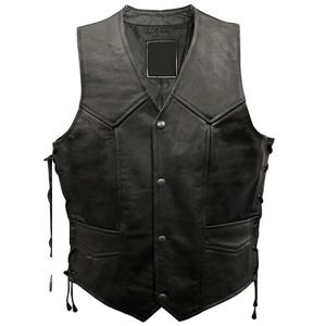 Gilet de moto d'extérieur pour homme, décontracté, en cuir à carreaux, imperméable et coupe-vent, respirant, séchage rapide, logo personnalisé - Product Image 2