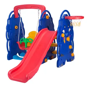 Tobogán y Columpio de Plástico de Alta Calidad para Niños, para Interiores, para Preescolar - Product Image 1