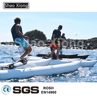 Équipement de sports nautiques, vélo, pontons en PVC, vélo aquatique gonflable, bouée, vélo de mer, pédale