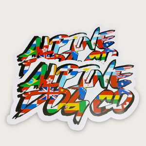 Adhesivo de vinilo impermeable troquelado ecológico, logotipo de diseño personalizado, impresión UV, autoadhesivo, adhesivo decorativo de alta calidad - Product Image 1