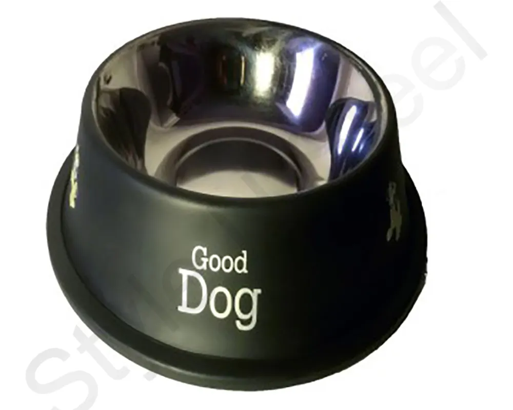 Stainless Steel Jumbo Non Tip Colored Printed Dog Bowl Stainless Steel Pet Bowl Cat Dog Pet Bowl Guaranteed Quality Custom Size