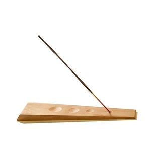 Porte-encens en bois maison en bois fait à la main en forme de bateau porte-bâton de brûleur d'encens à vendre - Product Image 6