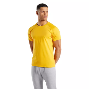 บริการ OEM ผู้ชายพิมพ์เสื้อยืดคอ O / กําหนดเองผ้าฝ้าย 95% โพลีเอสเตอร์ 5% เสื้อยืดผู้ชายขายส่ง - Product Image 1