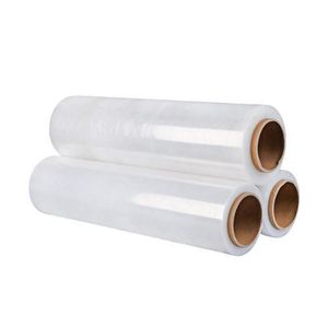 Film étirable en rouleau personnalisé Hanpak 21 micros 50cm de largeur sac à soufflet latéral 3.30 dollars américains par rouleau - Product Image 6