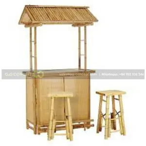 Bambu tiki bar açık/bambu Tiki Bar mobilya/tedarikçisi klasik bambu bar Vietnam