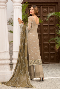 Trajes Shalwar Kameez de gasa de estilo pakistaní bordados finos de alta calidad para mujeres para bodas y celebraciones étnicas - Product Image 2