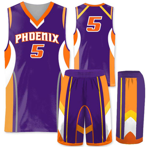 Dernier maillot de basket-ball réversible à séchage rapide personnalisé pour hommes, vêtements de haute qualité, uniforme grande taille à vendre - Product Image 6