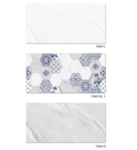 Exportateur indien Salle de bain Céramique brillante Full Body carreaux muraux émaillés 30x60cm - Product Image 5