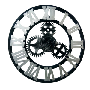 Đồng Hồ Treo Tường Khung Xương Lớn Hiện Đại Và Sành Điệu Với Chữ Số La Mã Thời Gian Hoàn Hảo Cho Một Chút Trang Trí - Product Image 2