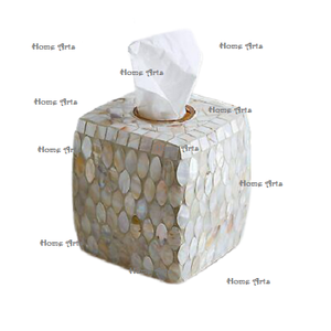 Caja de Pañuelos de Madera y Nácar de Calidad Superior, Tamaño Personalizado, para Uso en el Hogar y la Cocina - Product Image 4