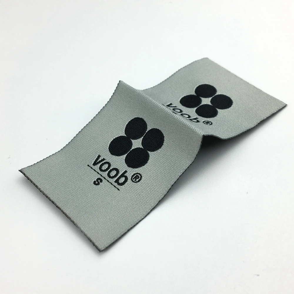 Оптовая продажа, под заказ, тканые этикетки для одежды, логотип, Дамаск, под заказ, главные этикетки для брюк и джинсов