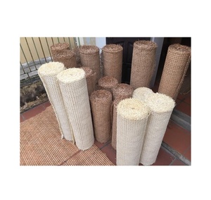 ที่ขายดีที่สุดหวายอ้อย Webbing ม้วนเฟอร์นิเจอร์ตาข่ายธรรมชาติฟอกขาวตารางทอหวาย Webbing 99ข้อมูลทอง - Product Image 1