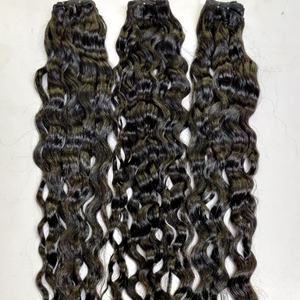 ชุดต่อผมมนุษย์แท้100% อินเดียสำหรับต่อผมมนุษย์ติดหนังกำพร้าแบบคลิปเรียงเป็นลอนธรรมชาติผมตรง - Product Image 2