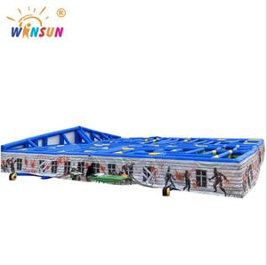 Winsun khổng lồ juegos Inflatable Mê Cung Inflatable Laser <span class=keywords><strong>tag</strong></span> Inflatable ma ám Nhà lều cho Halloween - Product Image 2