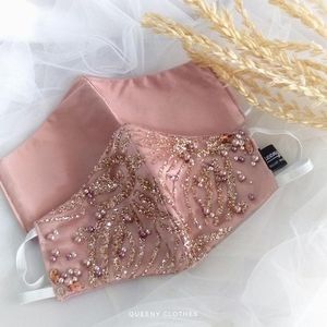 --- STYLISH--WEDDING---ACCESSORIES FOR--FACE--OF--BEAUTIFUL--BRIDAL--WITH---STYLISH--EMBROIDERY--WITH--HAND-WORK---2021... - Product Image 1