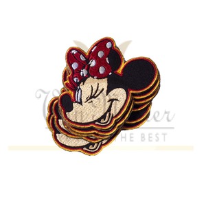 Patchs de broderie de logo personnalisé, en tissu sergé, mode, vente en gros, - Product Image 4