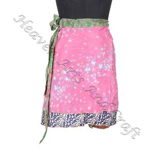 <b>Mini</b> <b>Skirts</b> Vintage Silk Magic 21" Wrap <b>Mini</b> <b>Skirt</b> Halter - Product Image 5