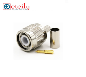 Rcntnc — connecteur droit mâle pour câble RG58 d'antenne, fabriqué en inde, en Nickel plaqué, faible perte de qualité supérieure - Product Image 1