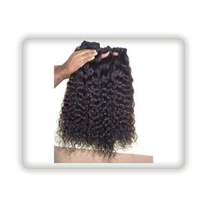 Perruque brésilienne de cheveux de Remy avec les cheveux humains de trame simple de vague lâche - Product Image 1