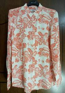 Alta moda marca XL señoras blusa/camisa de manga larga impresa algodón Casual otoño Tops botón tejido diseño Bangladesh - Product Image 4