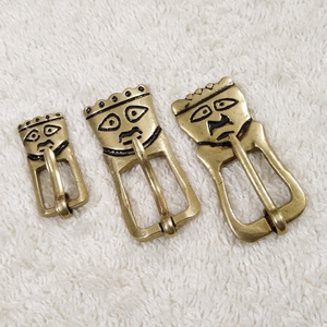 HAVALL Boucle de ceinture Spatmittelalter médiévale en laiton noir finition cuivre durable TT-1180 avec remplissage en cuivre durable - Product Image 3