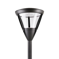 Yaolong IP66 évalué rond LED réverbère solaire avec la lampe de jardin d'alimentation électrique unique de poteau en aluminium