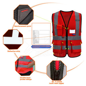 Chaleco de Seguridad Táctico de Alta Visibilidad con Servicio OEM, Logotipo Personalizado, Impermeable, con Luz LED Intermitente, Resistente - Product Image 3