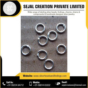 Meilleure vente de produits anneau de saut en argent Sterling 925 au prix de gros découvertes de bijoux et composants - Product Image 2