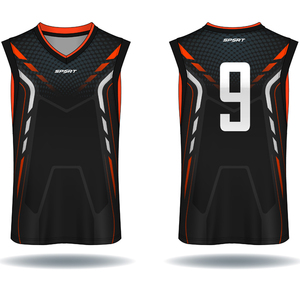 Ensembles de maillots de basket-ball à sublimation personnalisée gilet en polyester respirant à séchage rapide grande taille XS-XXL chemise unisexe imprimée - Product Image 1