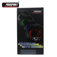 Nouveau manomètre de pression électrique LED blanc/ambre de 52 mm avec affichage analogique certifié CE pour utilisation automobile universelle