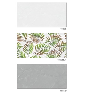 กระเบื้องผนังเคลือบเงามันสำหรับ30x60cm ดีไซน์รูปใบไม้สีน้ำตาล - Product Image 4