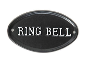 Ladies Gents Wall Plaque Cast Iron - Product Image 3