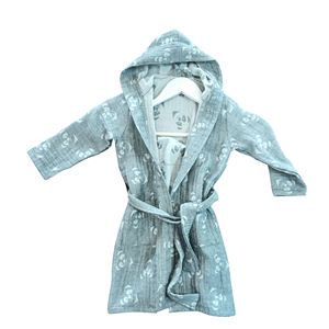 Bata de muselina para niños, hecha en Turquía, albornoz para niños - Product Image 1