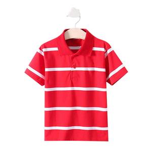 Polo a rayas personalizado para niños, camisa de diseño novedoso, de China - Product Image 3