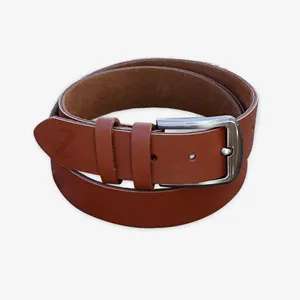 Buffelleren Full Grain Casual Riem Voor Mannen Echt Leer Custom Logo Premium Kwaliteit Riem Voor Mannen In Puur Leer