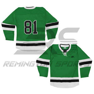 Livraison rapide Impression personnalisée Uniformes de l'équipe de hockey sur glace Chemises unies Prix bon marché Uniforme de hockey sur glace - Product Image 3